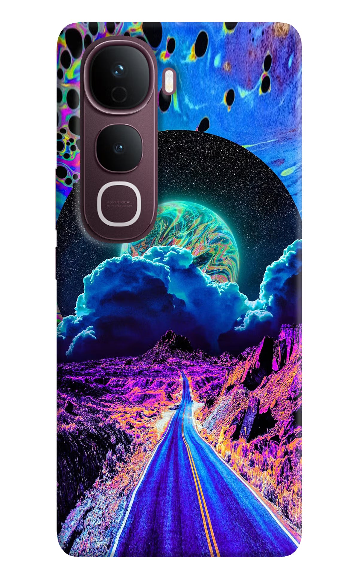 Psychedelic Painting Vivo Y400 Pro 5G Back Cover