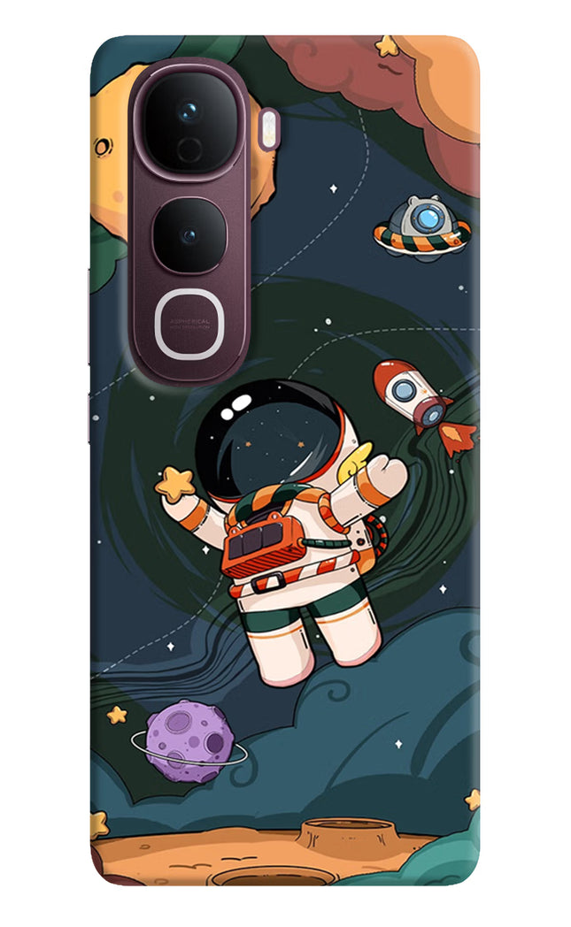 Cartoon Astronaut Vivo Y400 Pro 5G Hard Case Back Cover by Casekaro