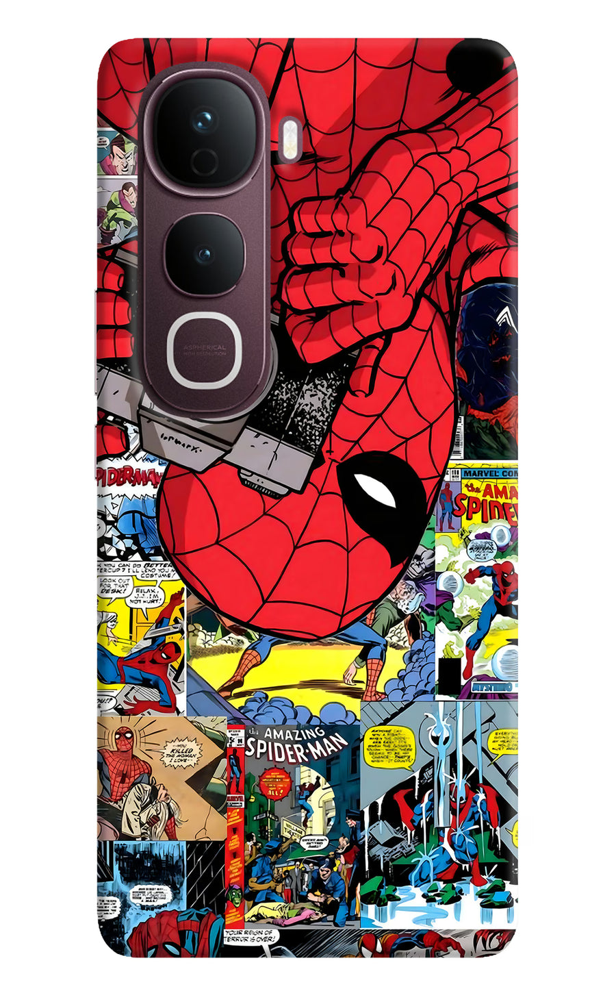 Spider Man Vivo Y400 Pro 5G Back Cover, Hard case