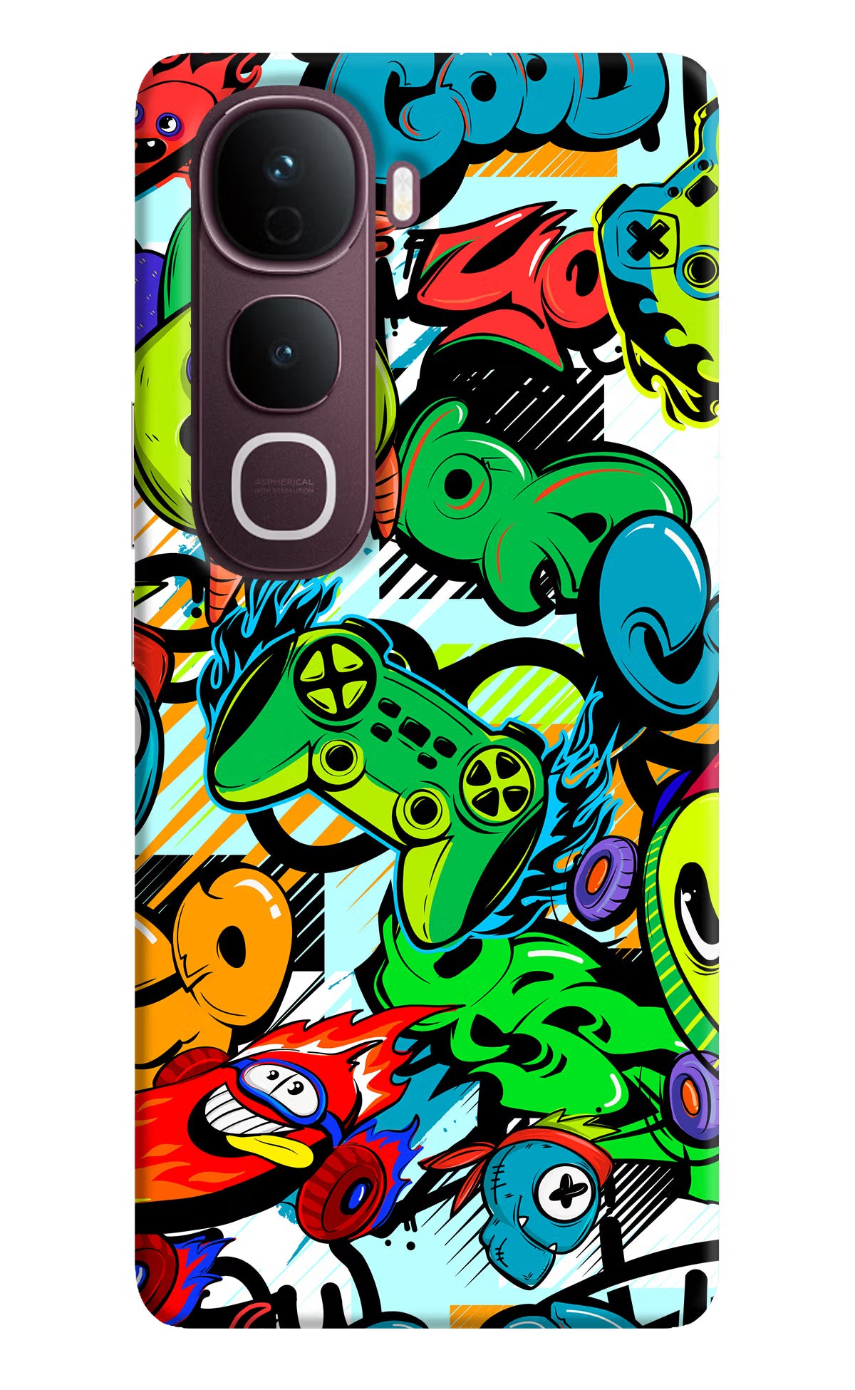 Game Doodle Vivo Y400 Pro 5G Back Cover
