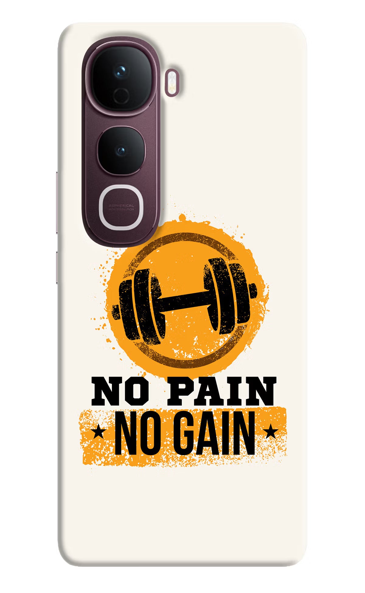 No Pain No Gain Vivo Y400 Pro 5G Back Cover