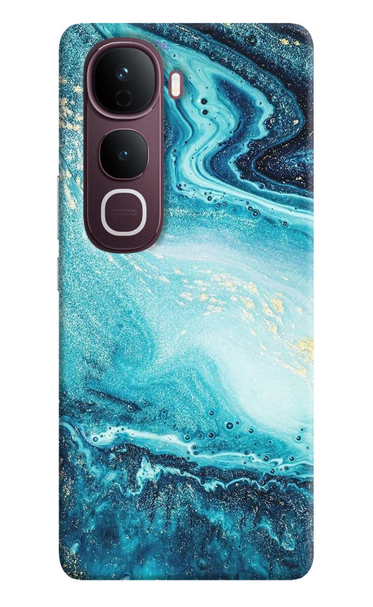 Blue Glitter Marble Vivo Y400 Pro 5G Back Cover