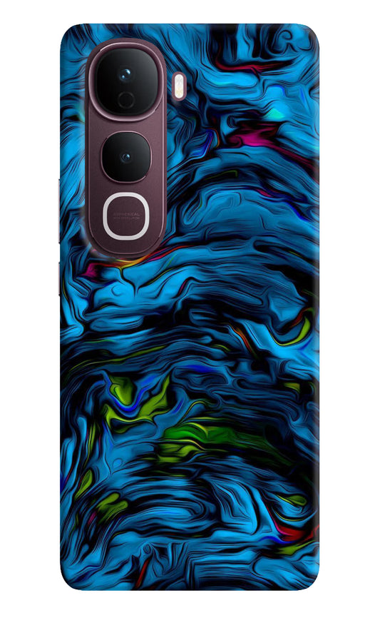 Dark Blue Abstract Vivo Y400 Pro 5G Back Cover