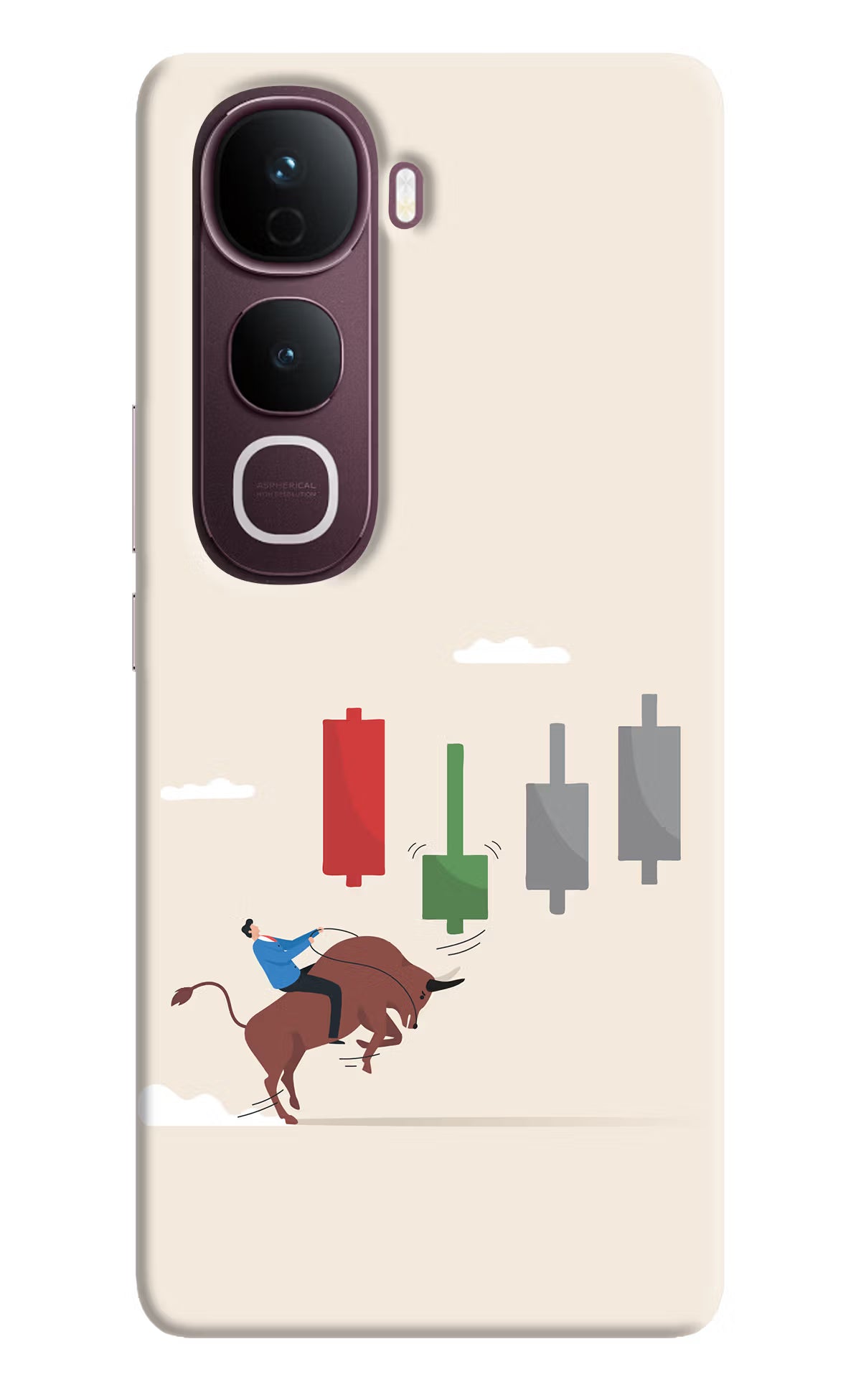 Bull Trading Momentum Vivo Y400 Pro 5G Back Cover