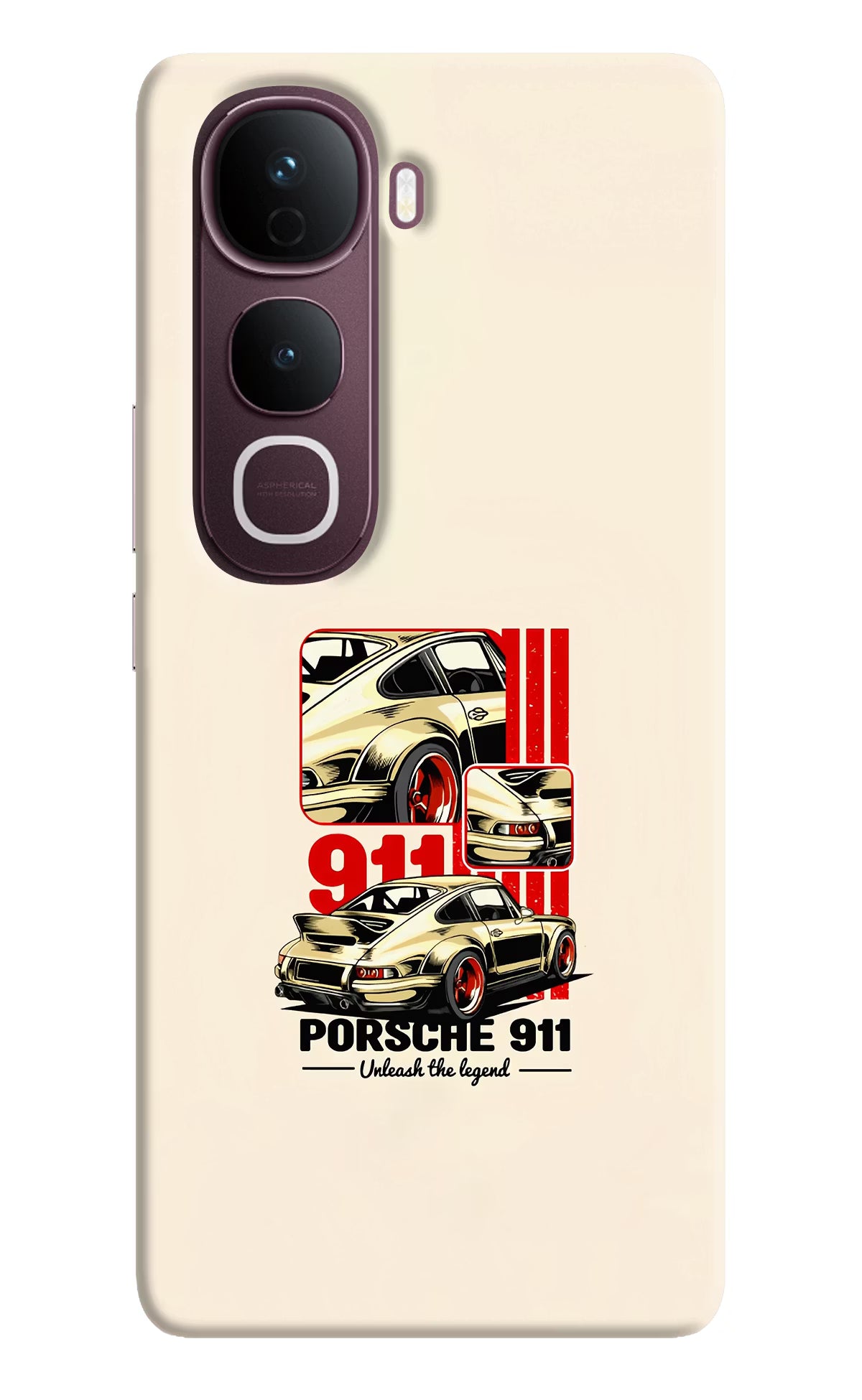 Classic Porsche 911 Vivo Y400 Pro 5G Back Cover