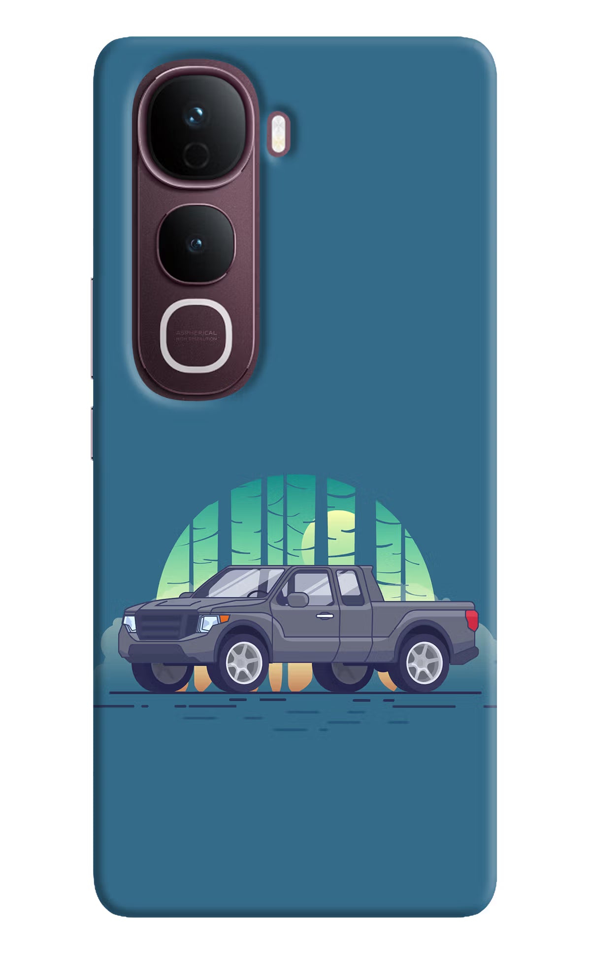 Retro Garage Vibe Vivo Y400 Pro 5G Back Cover