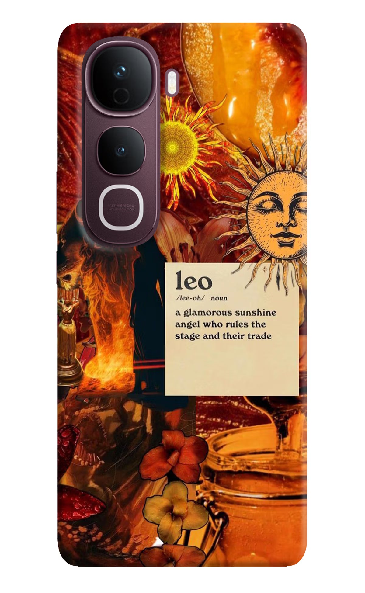 Leo Zodiac Vivo Y400 Pro 5G Back Cover