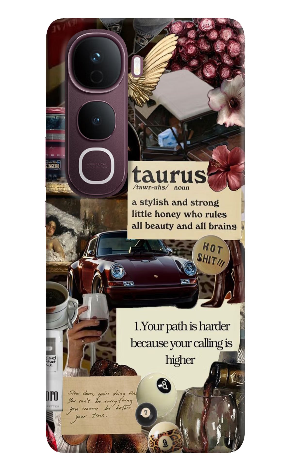 Taurus Zodiac Vivo Y400 Pro 5G Back Cover
