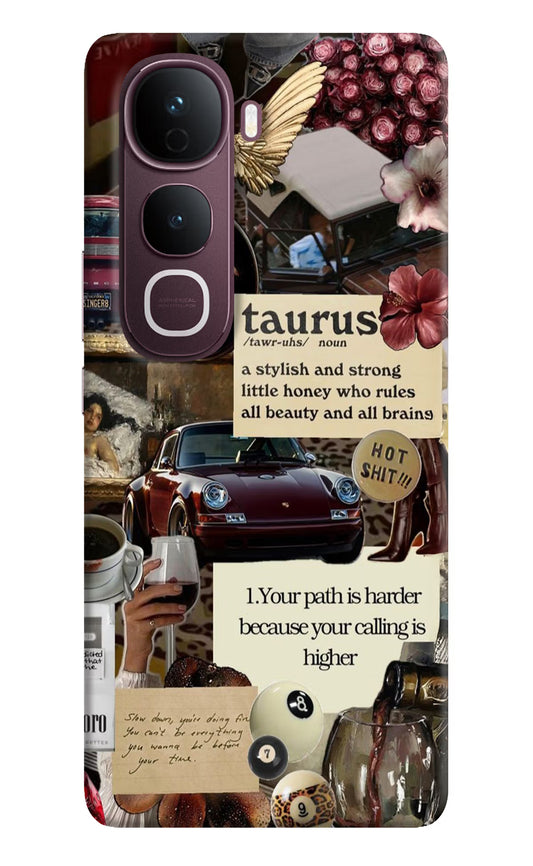Taurus Zodiac Vivo Y400 Pro 5G Back Cover