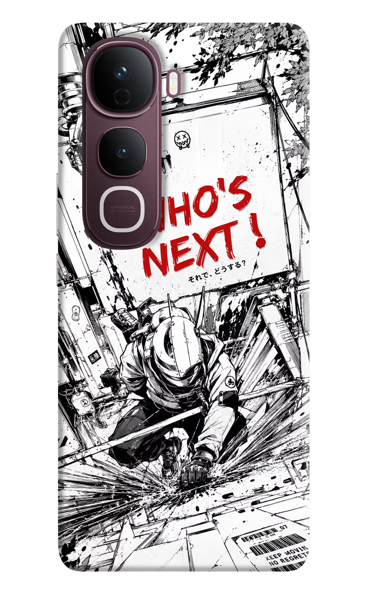 Who's Next Vivo Y400 Pro 5G Hard Case Back Cover by Casekaro