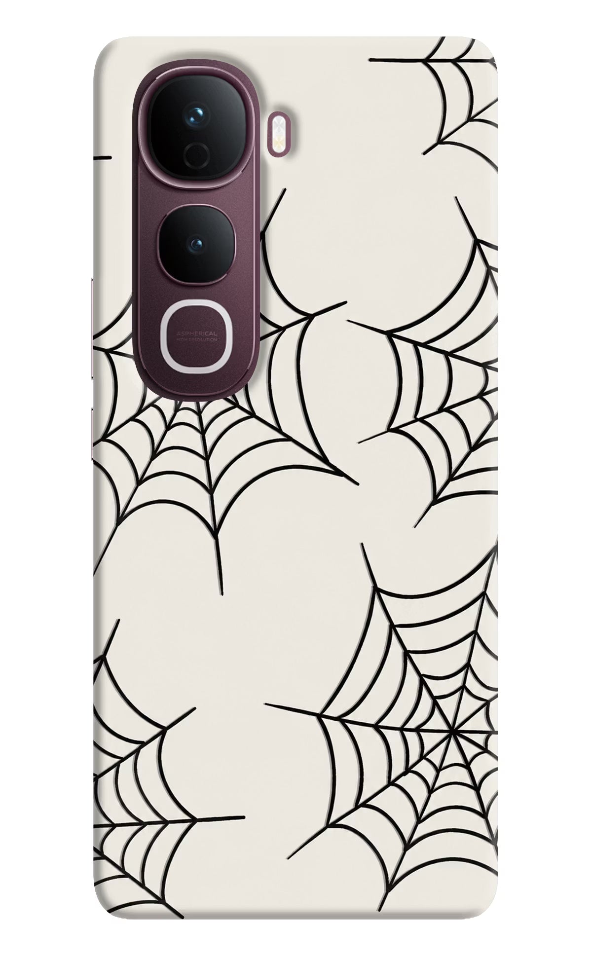 Spider Web Vivo Y400 Pro 5G Hard Case Back Cover by Casekaro