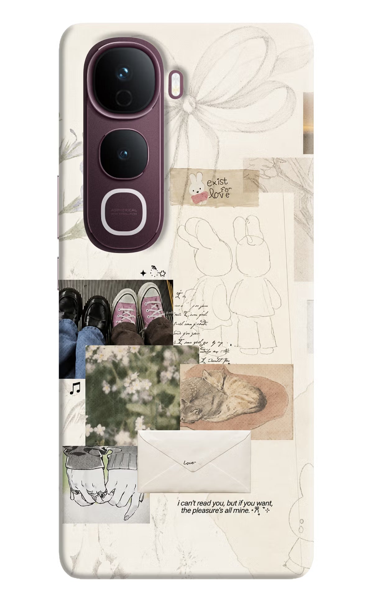 Soft Aesthetic Vivo Y400 Pro 5G Back Cover
