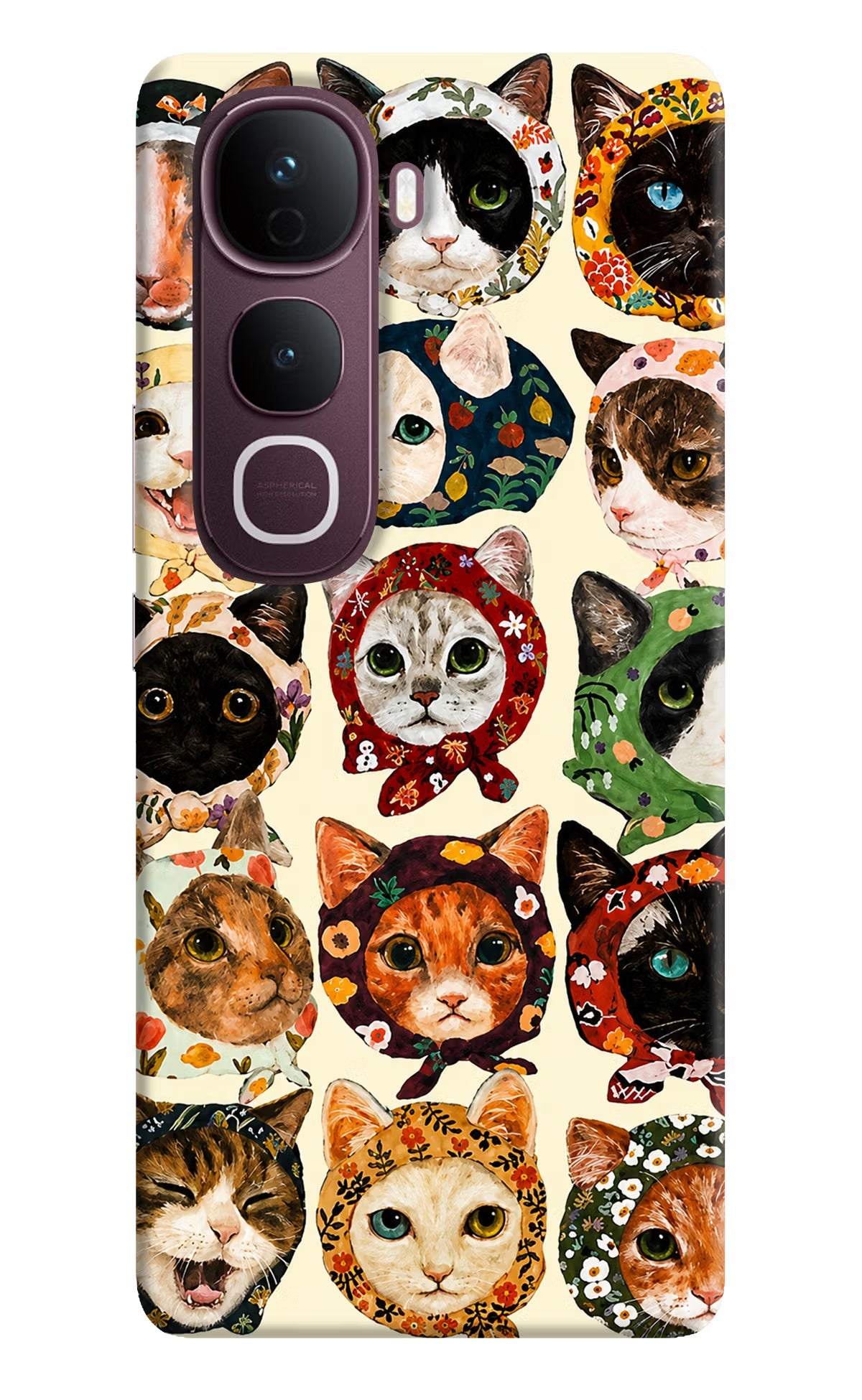 Cool Cat Vivo Y400 Pro 5G Back Cover