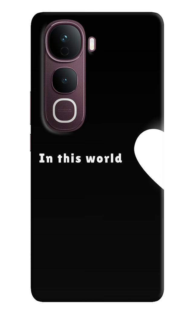 This World Vivo Y400 Pro 5G Hard Case Back Cover by Casekaro