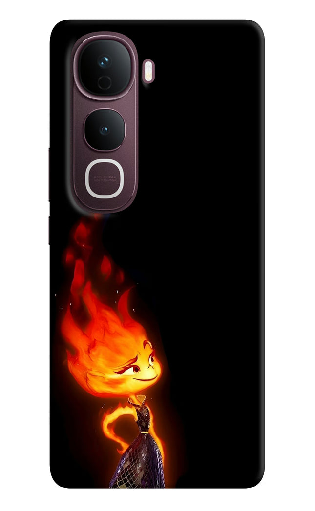 Ember Flame Vivo Y400 Pro 5G Hard Case Back Cover by Casekaro