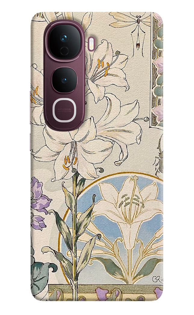 White Lily Vivo Y400 Pro 5G Hard Case Back Cover by Casekaro