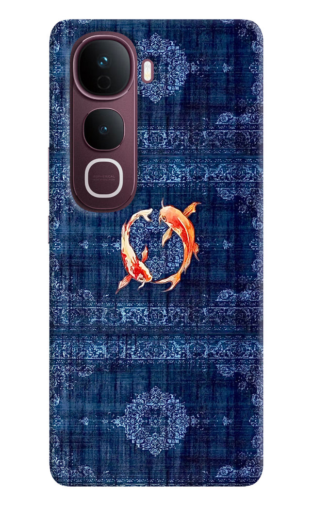 Koi Blue Vivo Y400 Pro 5G Hard Case Back Cover by Casekaro