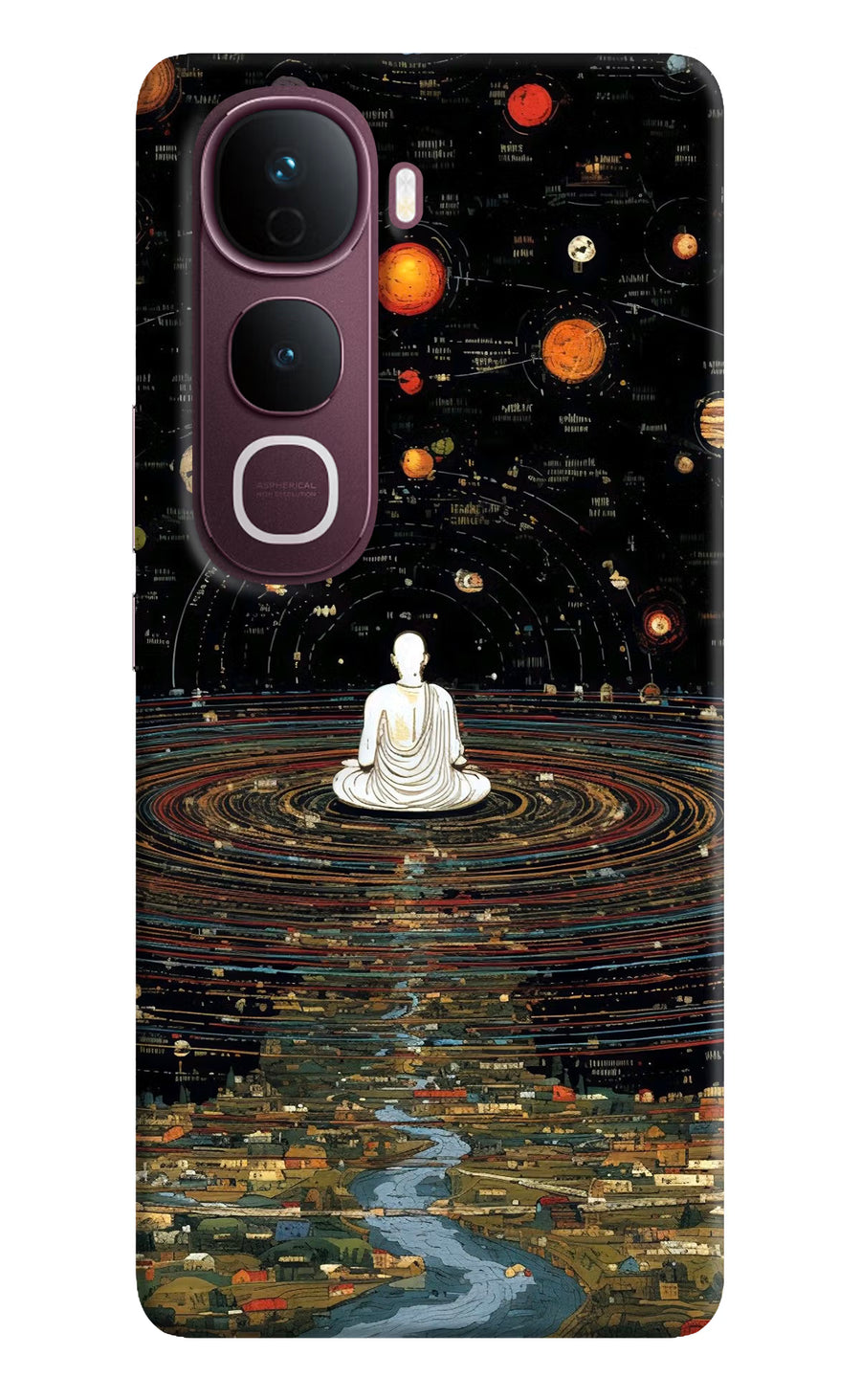 Space Monk Vivo Y400 Pro 5G Back Cover, Hard case