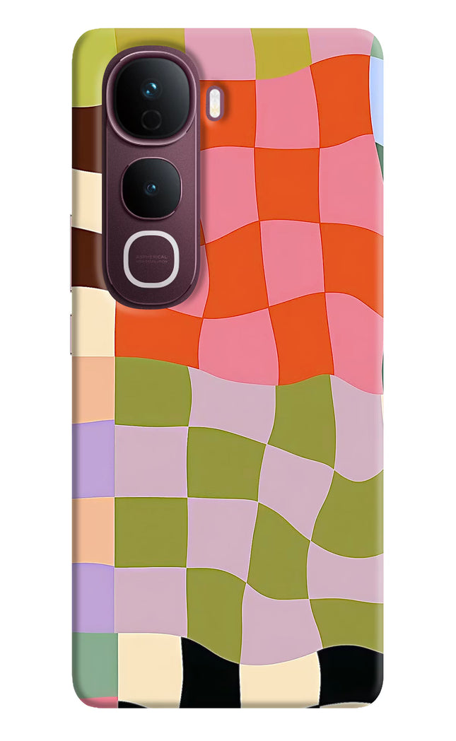 Wavy Grid Vivo Y400 Pro 5G Hard Case Back Cover by Casekaro
