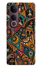 Folk Print Vivo Y400 Pro 5G Hard Case Back Cover by Casekaro