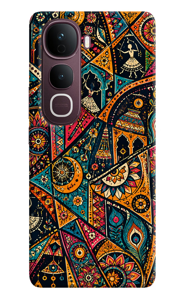 Folk Print Vivo Y400 Pro 5G Hard Case Back Cover by Casekaro
