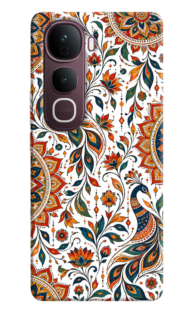 White Mayura Vivo Y400 Pro 5G Hard Case Back Cover by Casekaro