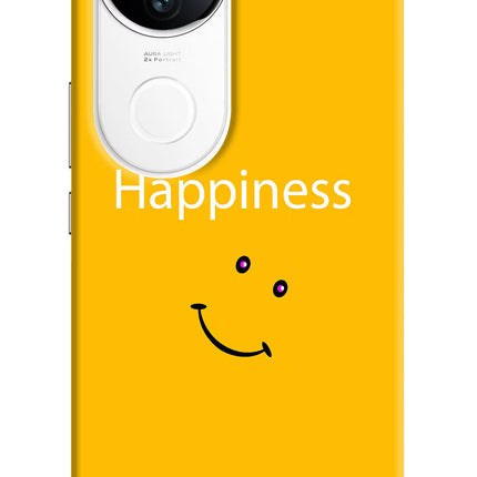 Happiness With Smiley iQOO Z10R 5G Hard Case Back Cover by Casekaro