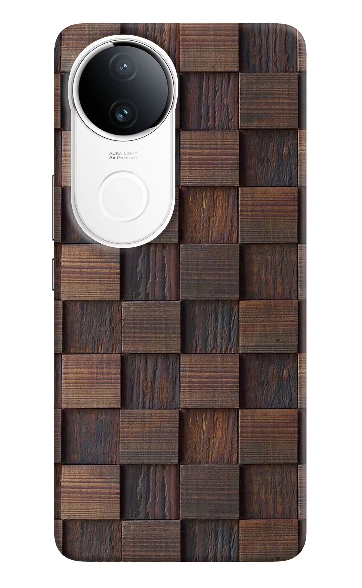 Wooden Cube Design iQOO Z10R 5G Back Cover