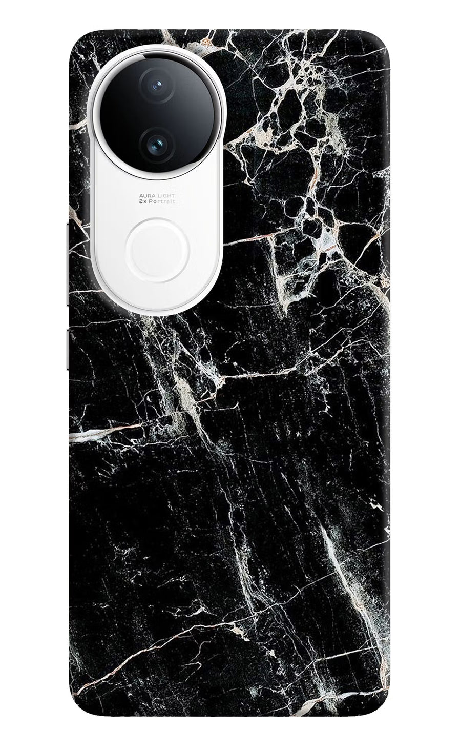 Black Marble Texture iQOO Z10R 5G Back Cover, Hard case