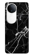 Black Marble Pattern iQOO Z10R 5G Hard Case Back Cover by Casekaro