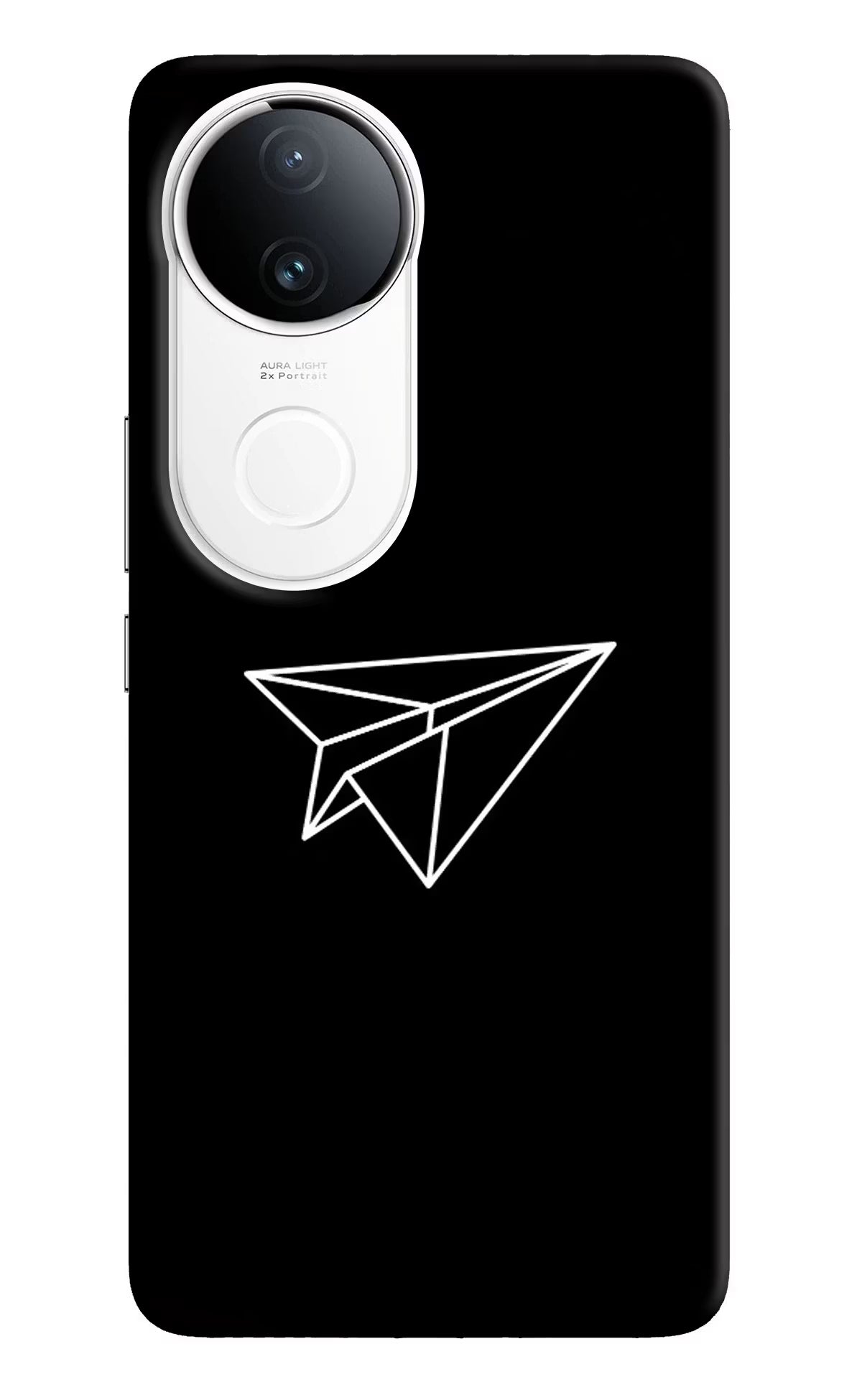 Paper Plane White iQOO Z10R 5G Back Cover