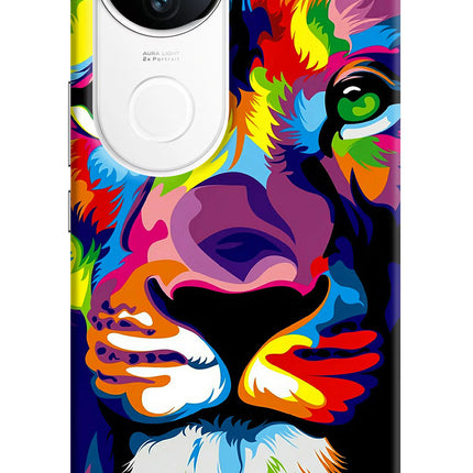 Lion iQOO Z10R 5G Hard Case Back Cover by Casekaro