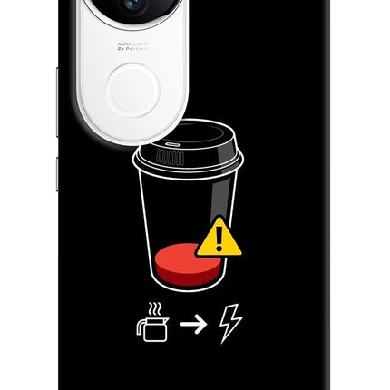 Coffee iQOO Z10R 5G Hard Case Back Cover by Casekaro