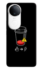Coffee iQOO Z10R 5G Hard Case Back Cover by Casekaro