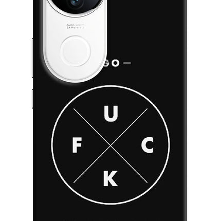 Go Fuck Yourself iQOO Z10R 5G Hard Case Back Cover by Casekaro