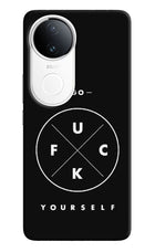 Go Fuck Yourself iQOO Z10R 5G Hard Case Back Cover by Casekaro