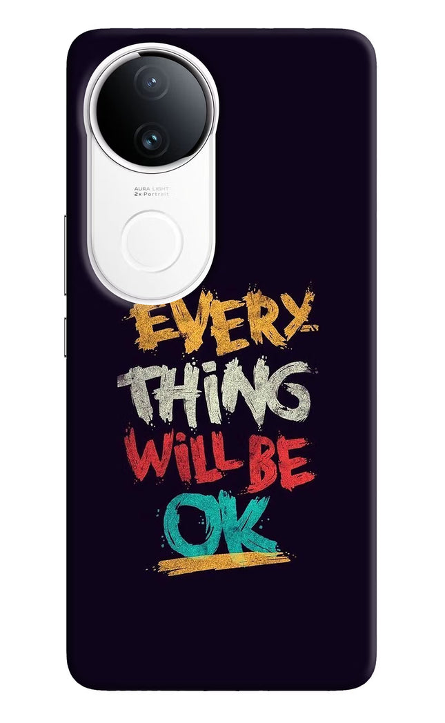 Everything Will Be Ok iQOO Z10R 5G Hard Case Back Cover by Casekaro