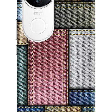 Multicolor Jeans iQOO Z10R 5G Hard Case Back Cover by Casekaro