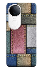 Multicolor Jeans iQOO Z10R 5G Hard Case Back Cover by Casekaro
