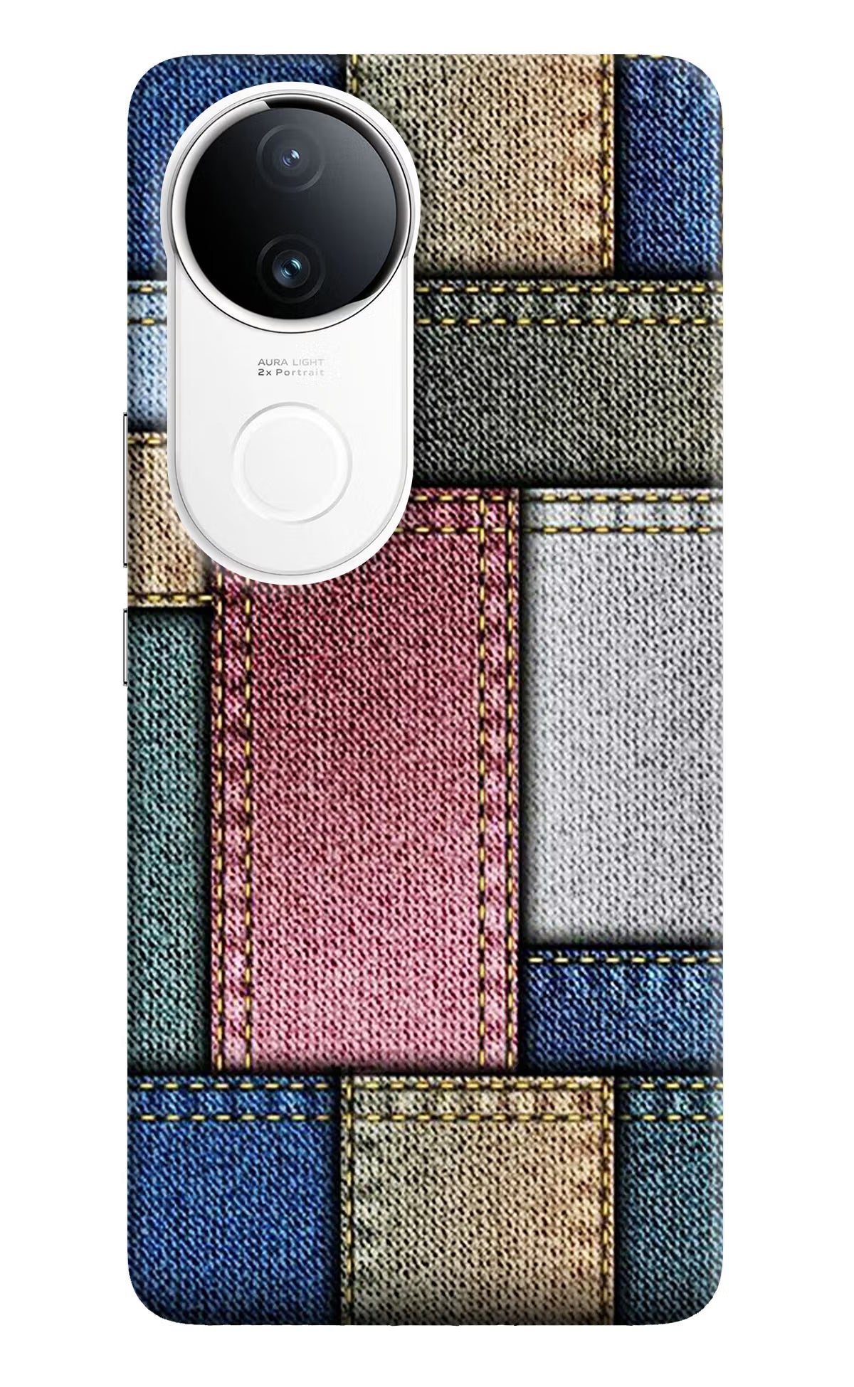 Multicolor Jeans iQOO Z10R 5G Hard Case Back Cover by Casekaro