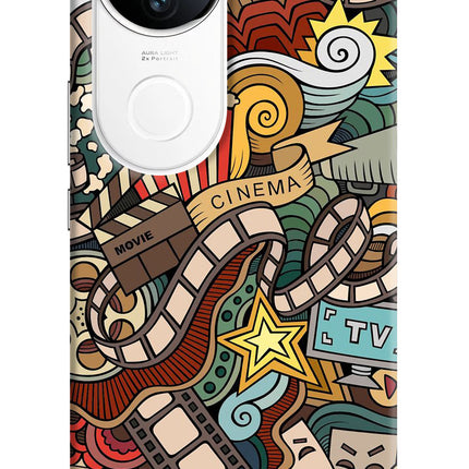 Cinema Abstract iQOO Z10R 5G Hard Case Back Cover by Casekaro