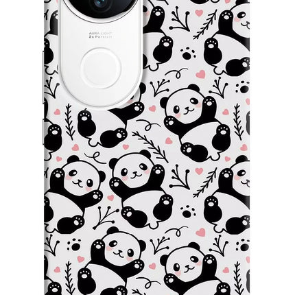 Cute Panda iQOO Z10R 5G Hard Case Back Cover by Casekaro