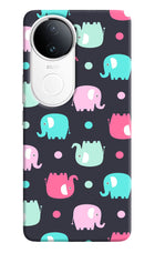 Elephants iQOO Z10R 5G Hard Case Back Cover by Casekaro