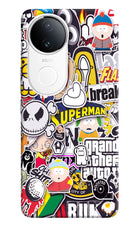 Sticker Bomb iQOO Z10R 5G Hard Case Back Cover by Casekaro