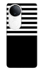 Black and White Print iQOO Z10R 5G Hard Case Back Cover by Casekaro