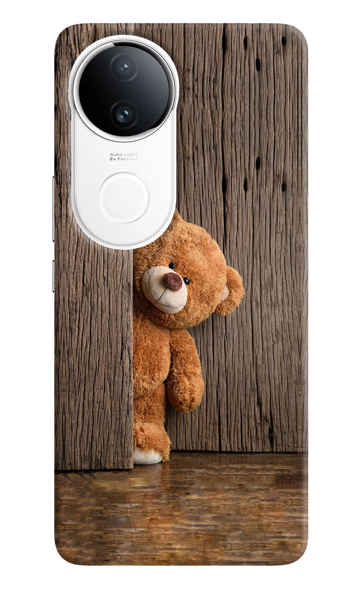 Teddy Wooden iQOO Z10R 5G Hard Case Back Cover by Casekaro