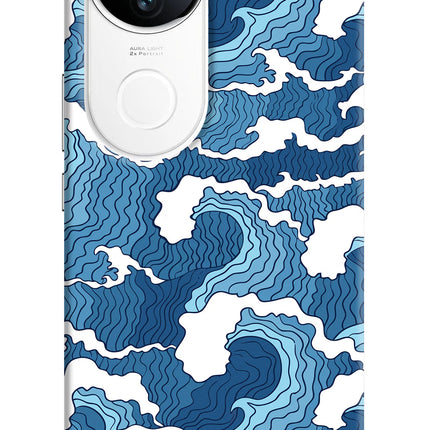 Blue Waves iQOO Z10R 5G Hard Case Back Cover by Casekaro