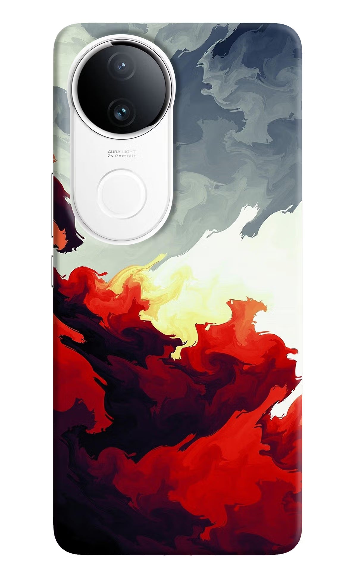 Fire Cloud iQOO Z10R 5G Hard Case Back Cover by Casekaro