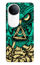 Green Owl iQOO Z10R 5G Hard Case Back Cover by Casekaro