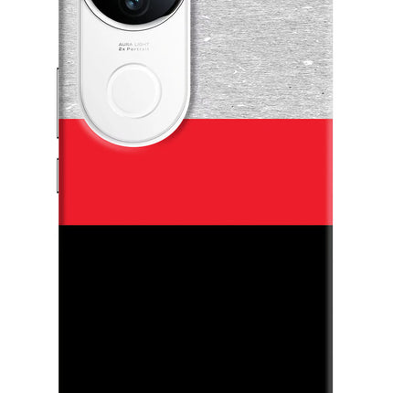 Tri Color Pattern iQOO Z10R 5G Hard Case Back Cover by Casekaro